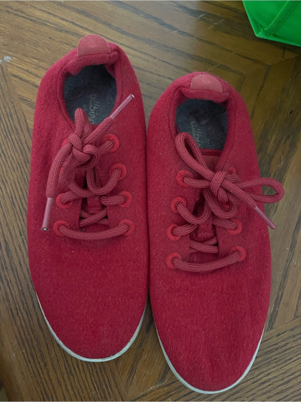 allbirds Women's Red Wool Sneakers